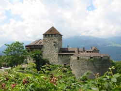 Burg in Vaduz, Liechtenstein